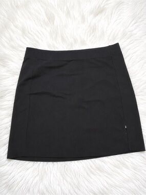 Black Mini Skirt Women’s Career Office Stretch Size xl
